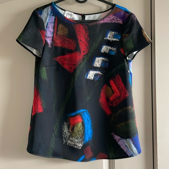 Armani Collezioni Tops - Armani Collezioni Geometric Top